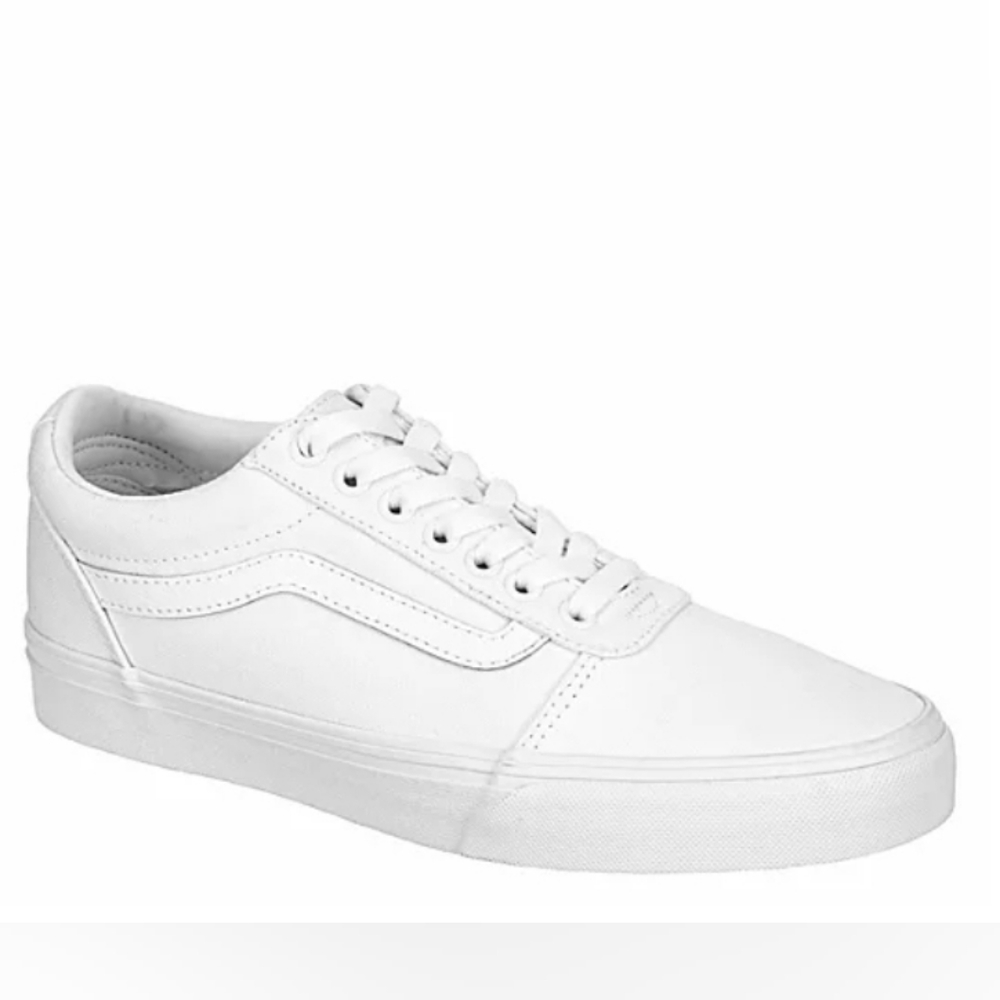 VANS WOMENS WARD SNEAKER - WHITE